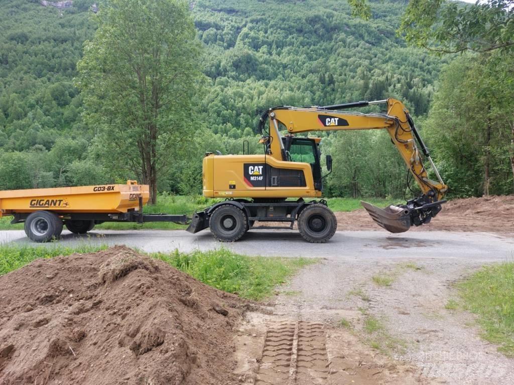 CAT M 314 F Wielgraafmachines