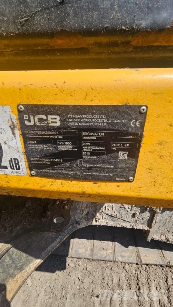 JCB 210 Rupsgraafmachines