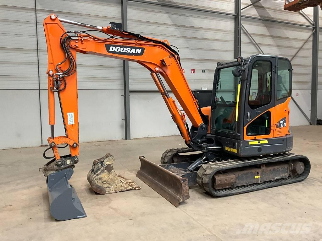 Doosan DX 63-3 Minigraafmachines < 7t