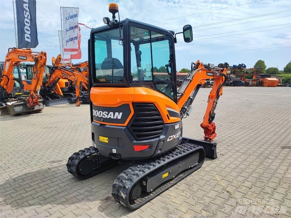 Doosan DX27z Minigraafmachines < 7t