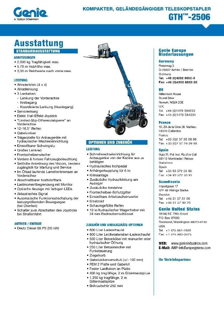 Genie 2506 Verreikers