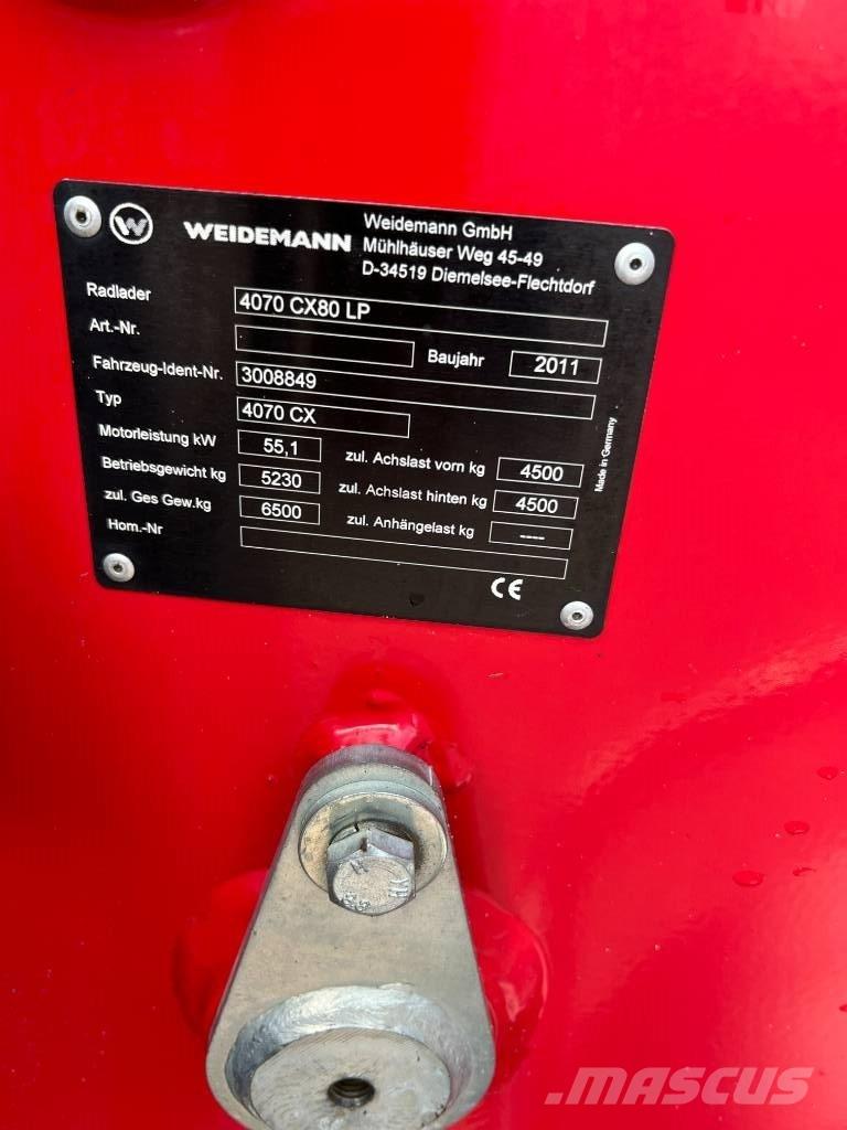Weidemann 4070CX80LP Wielladers
