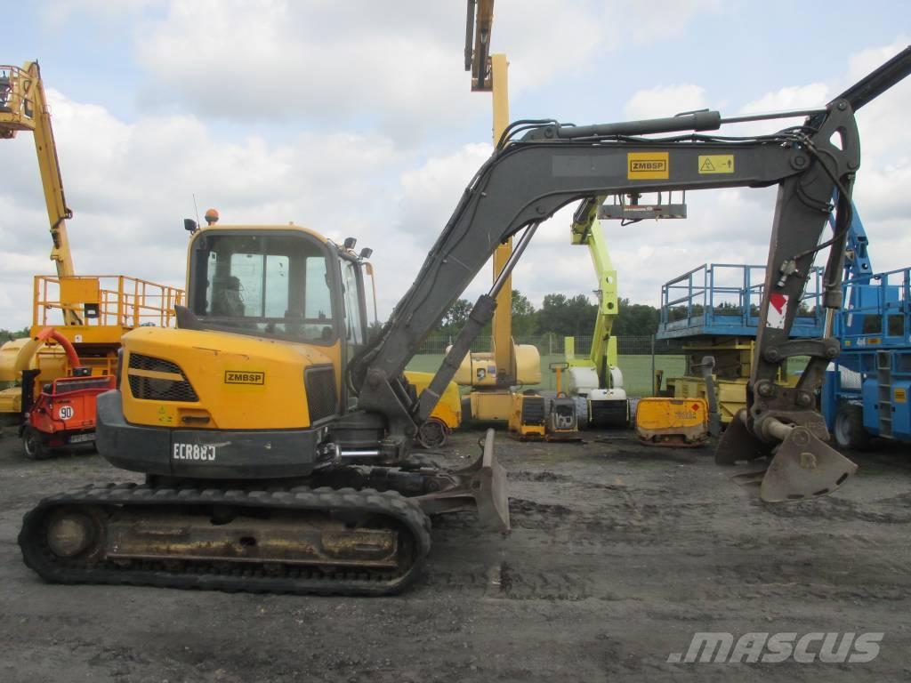 Volvo ECR 88 D Midigraafmachines 7t - 12t