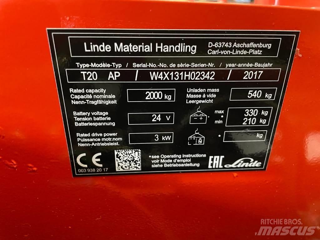Linde T 20 Electro-pallettrucks
