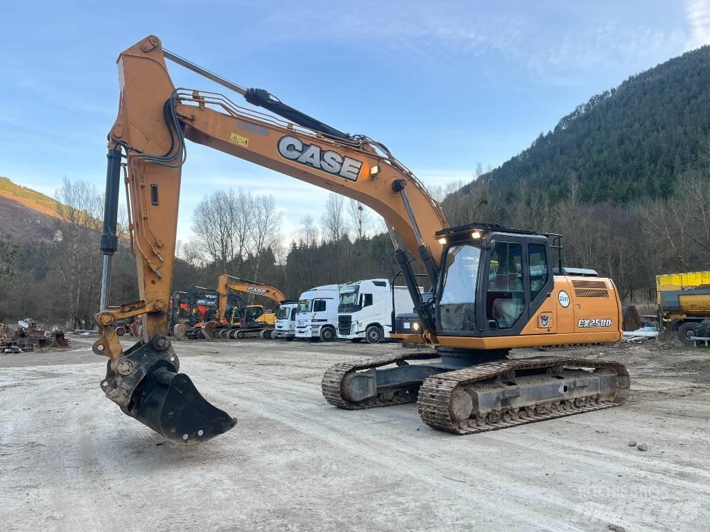 CASE CX 250 D Rupsgraafmachines