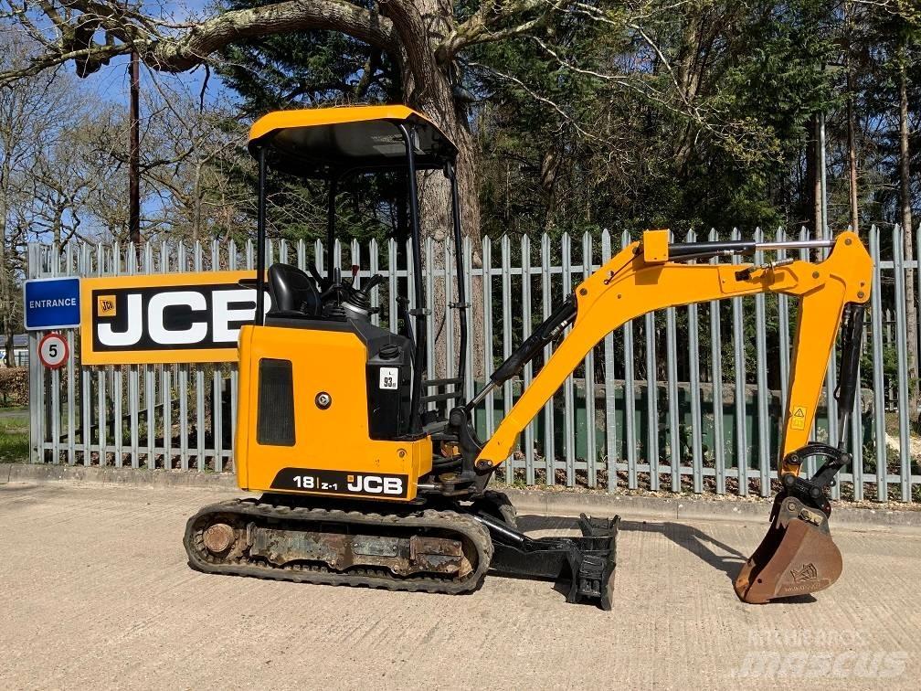 JCB 18Z-1 Minigraafmachines < 7t