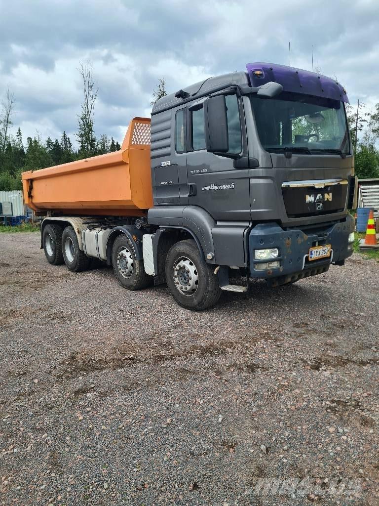 MAN TGS 35.480 Containertrucks met kabelsysteem