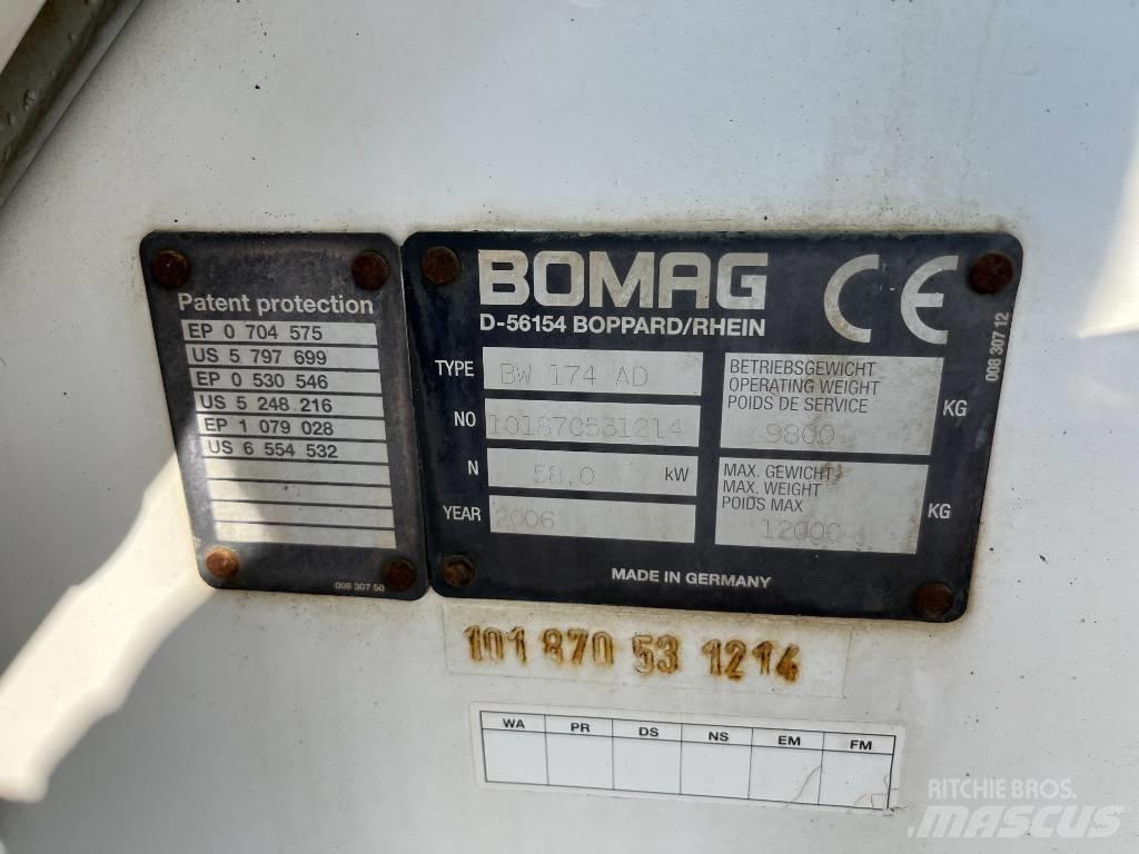 Bomag BW 174 AD Duowalsen