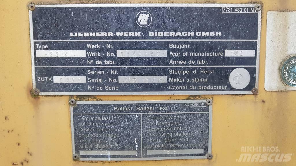 Liebherr K 32 Torenkranen