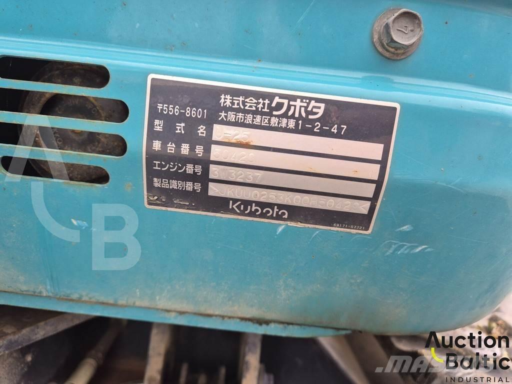 Kubota U 25 Minigraafmachines < 7t