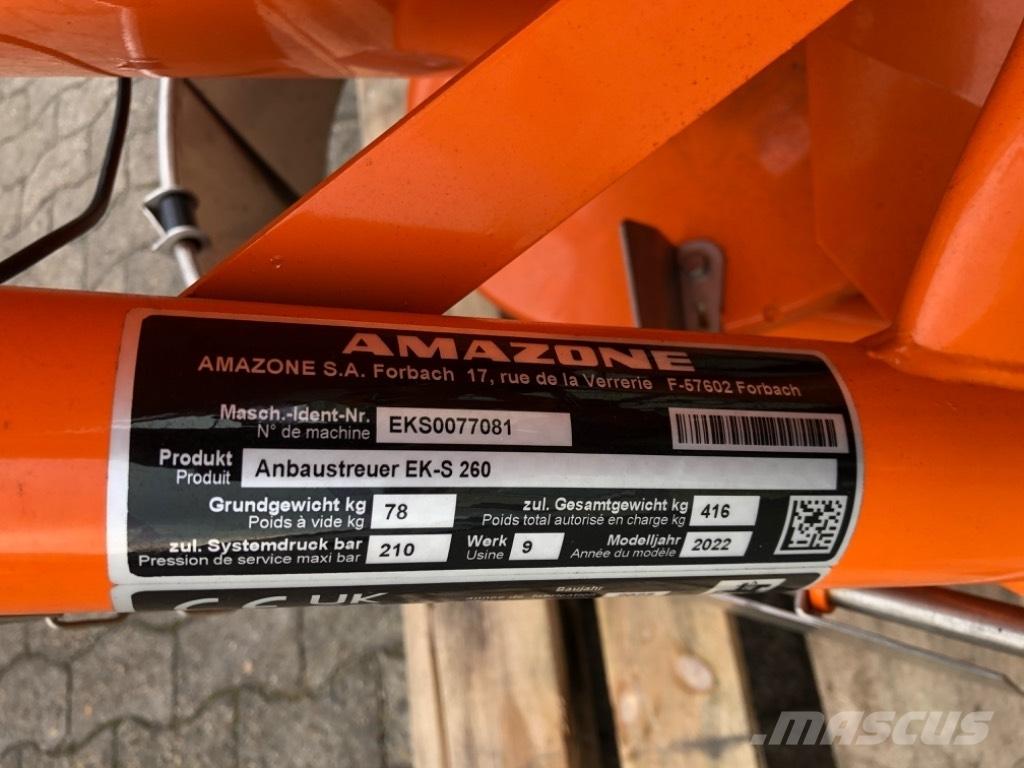 Amazone EKS 260 Zand- en zoutstrooimachines