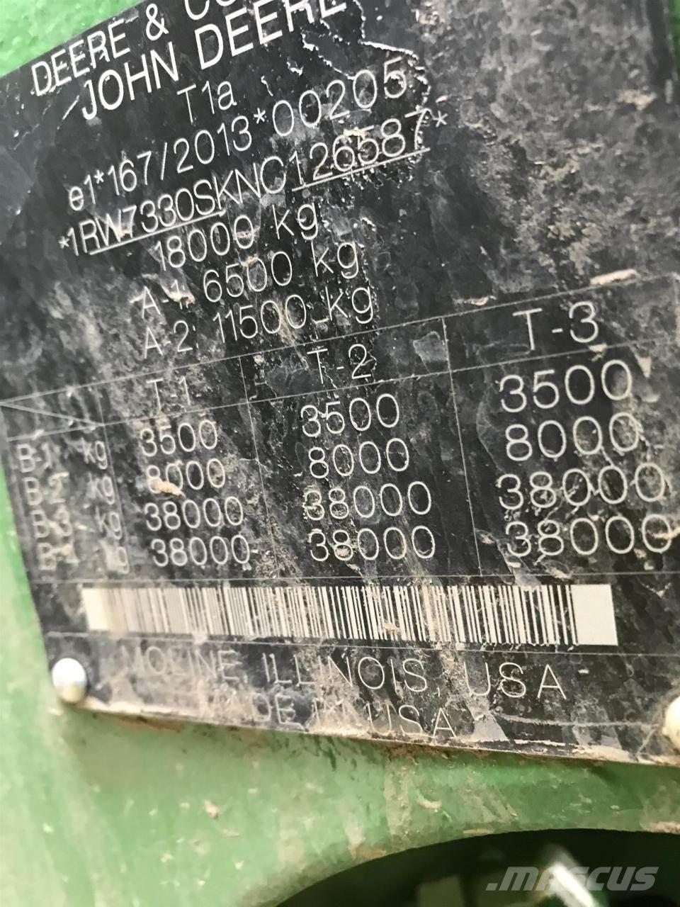 John Deere 7R 330 Tractoren