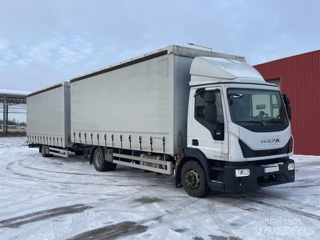 Iveco 140E 28 Bakwagens met gesloten opbouw