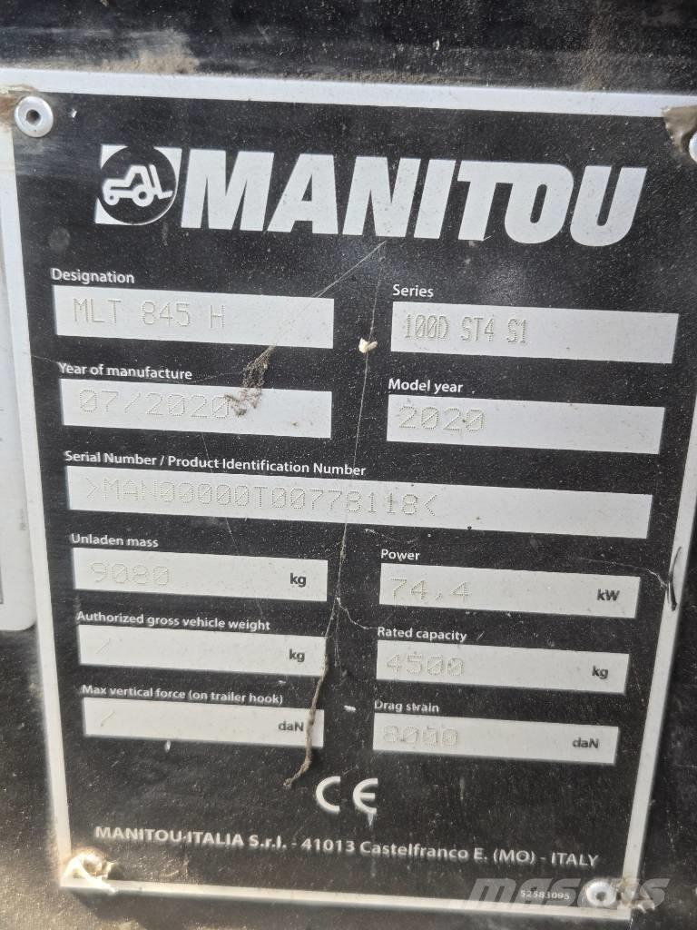 Manitou MLT 845 Verreikers