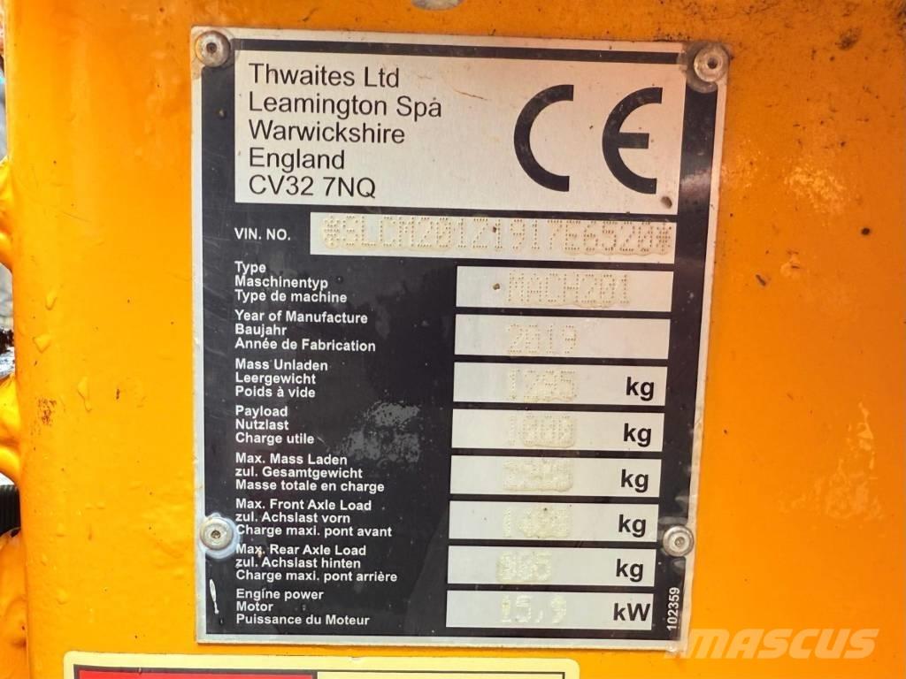 Thwaites Mach 201 Mini Dumpers