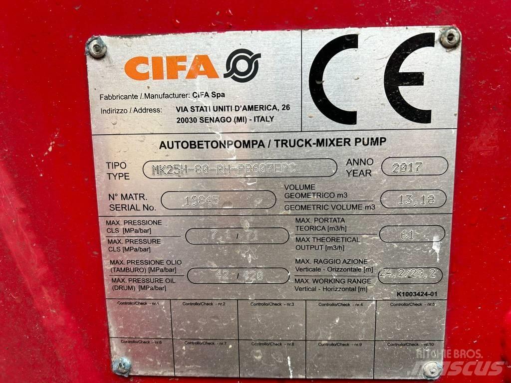 Cifa MK25H Carbotech Betonpomptrucks