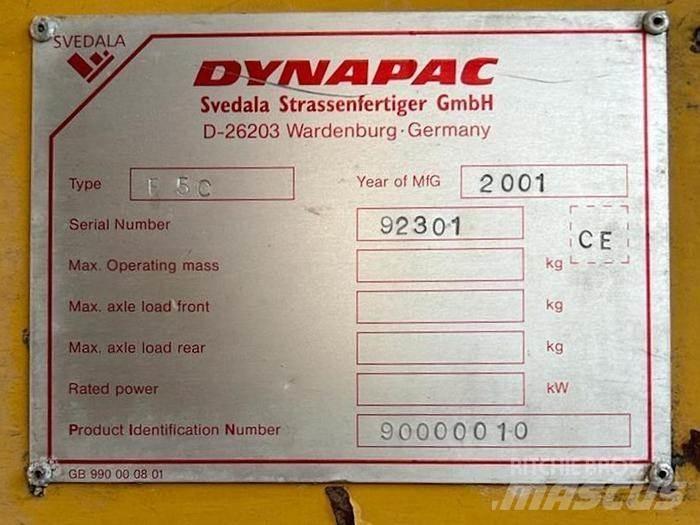 Dynapac F5C Asfaltafwerkmachines