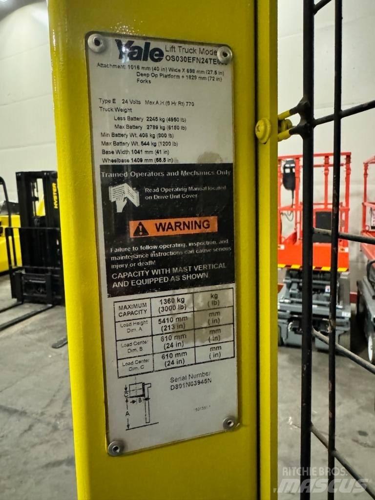 Yale OS030EF Orderpicker voor middelhoog niveau