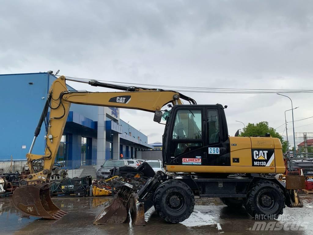 CAT M 313 D Wielgraafmachines