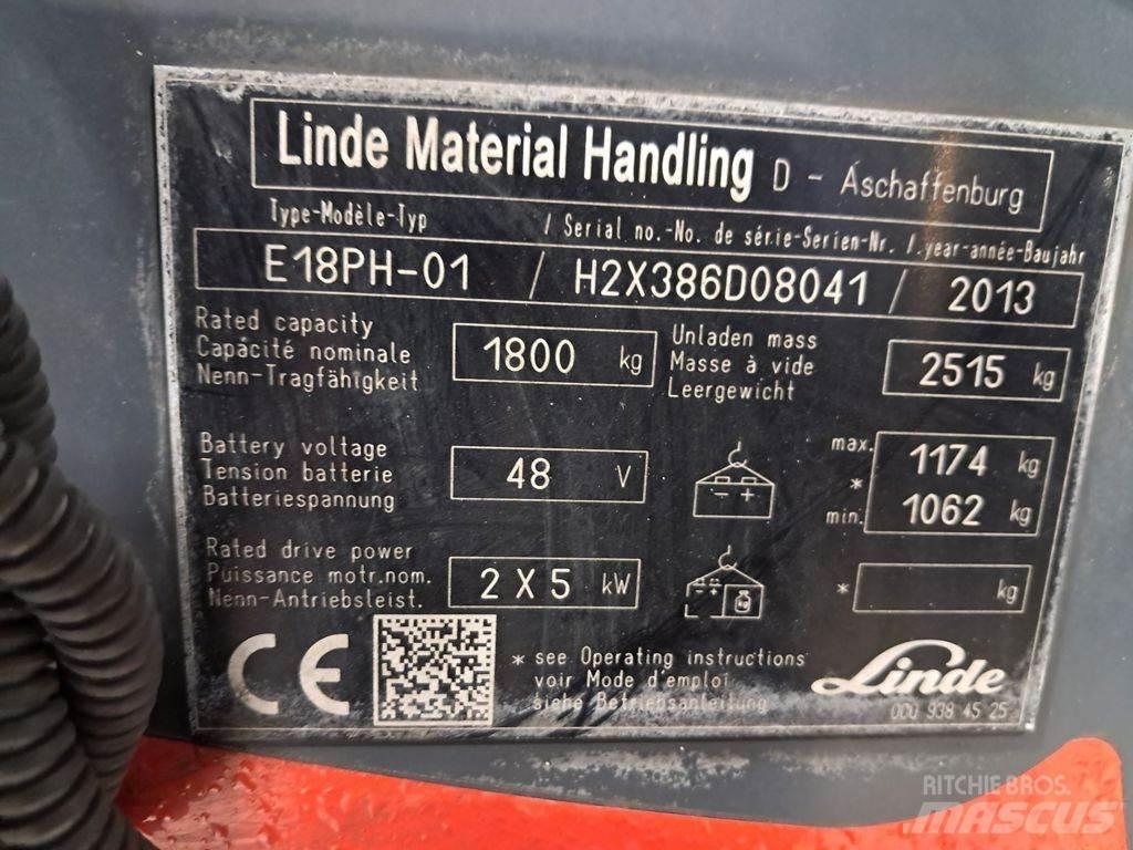 Linde E18PH Elektrische heftrucks