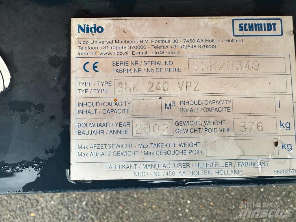 Nido SNK240VPZ Sneeuwschuivers en -ploegen