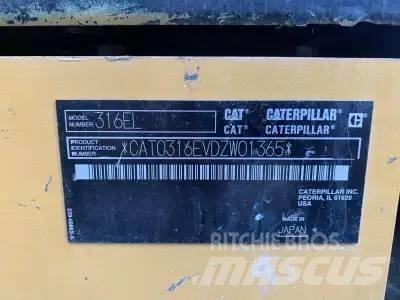 CAT 316 EL Rupsgraafmachines