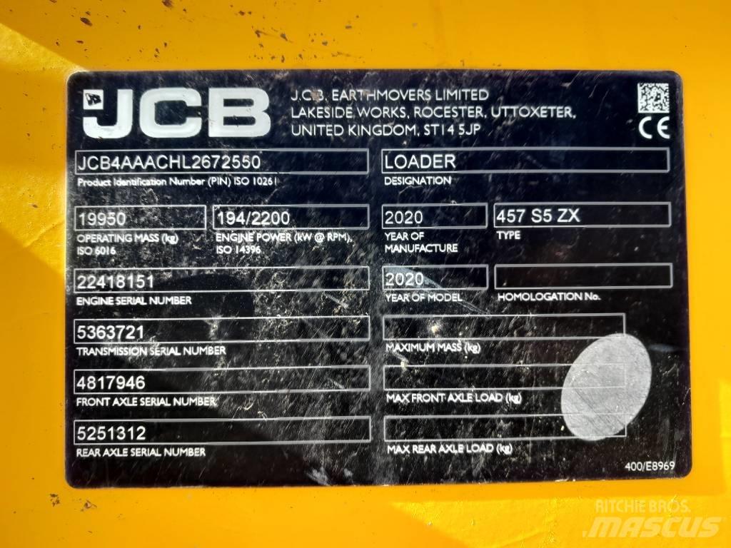 JCB 457 ZX Wielladers