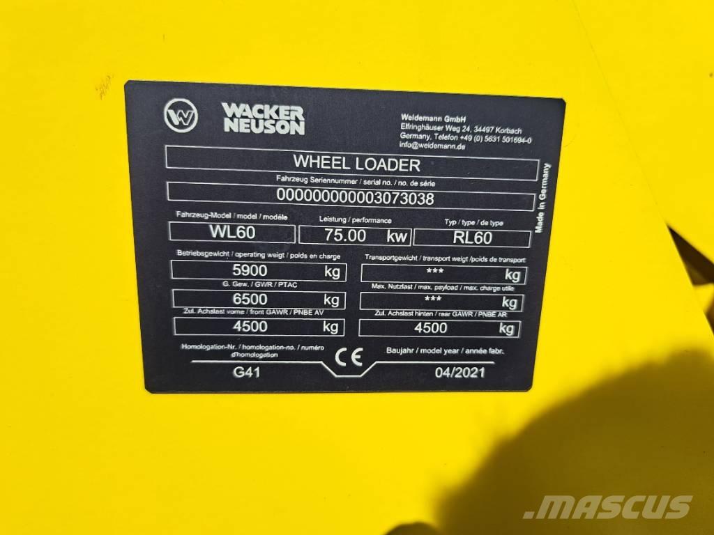 Wacker Neuson WL60 Wielladers