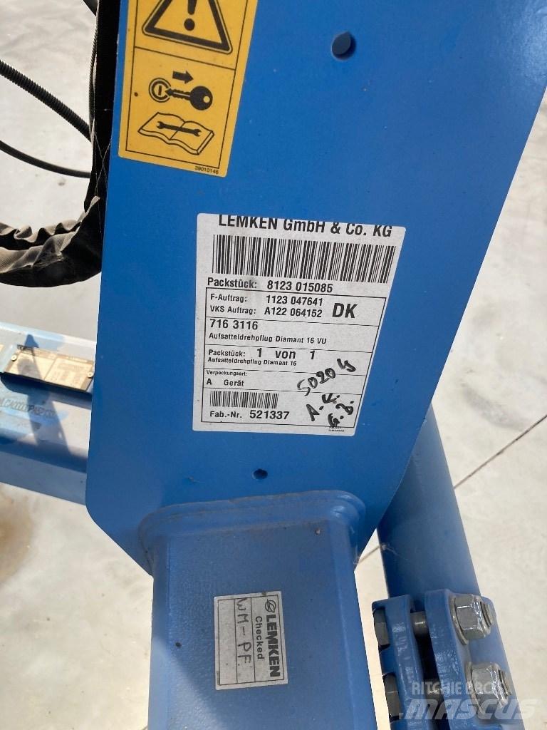 Lemken Diamant 16 Wentelploegen