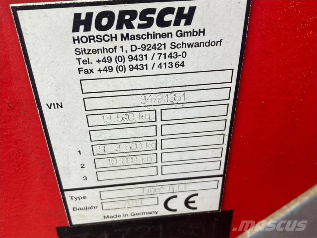 Horsch Tiger 8 LT Cultivatoren