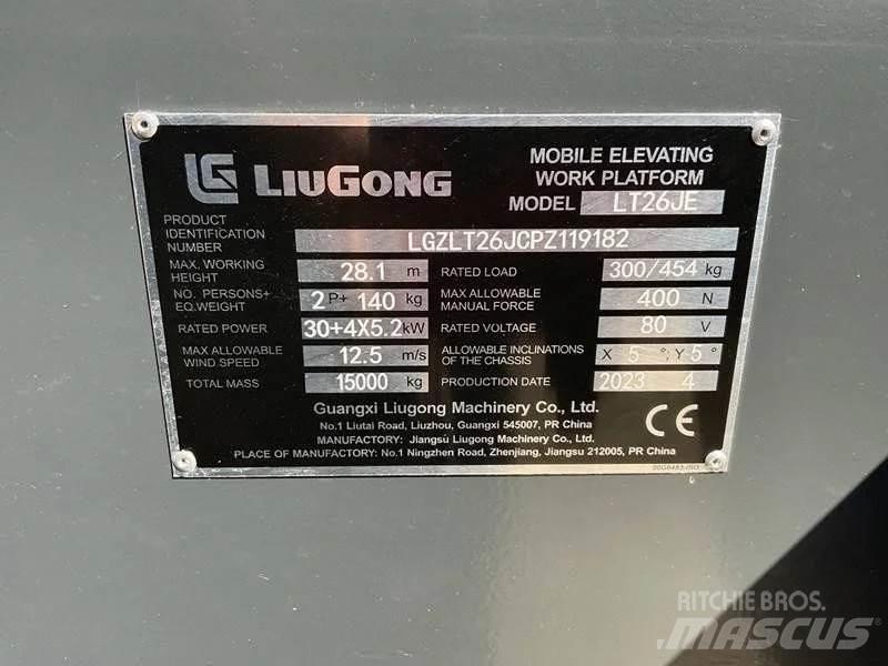 LiuGong LT26JE-li Knikarmhoogwerkers