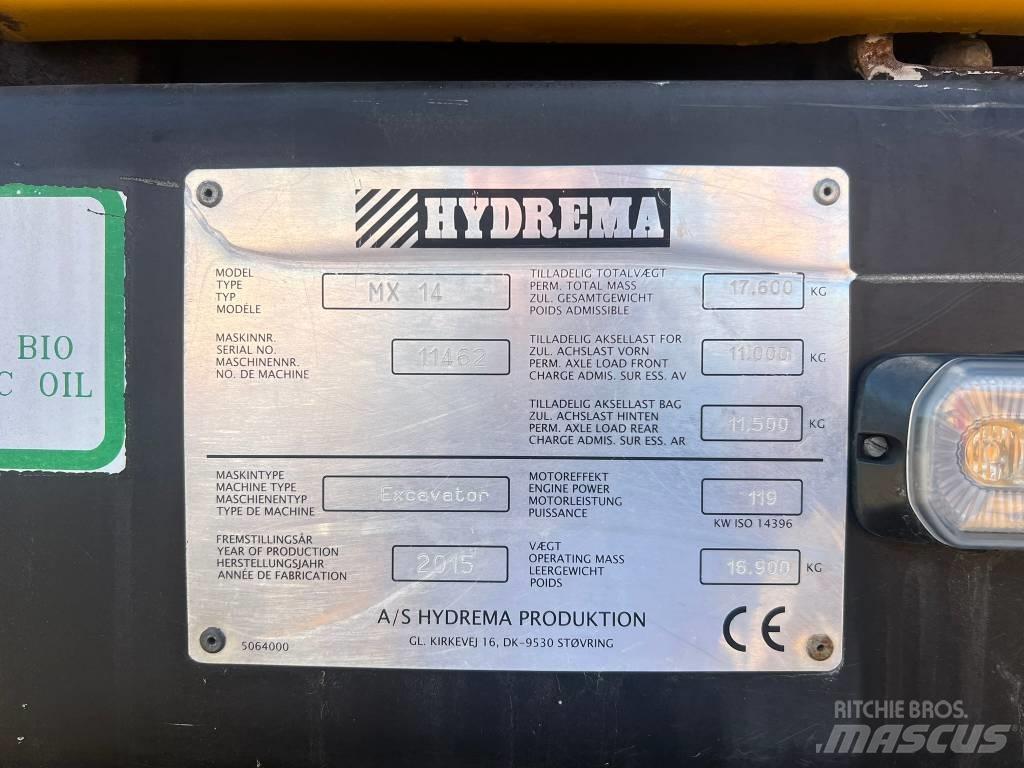 Hydrema MX14 Wielgraafmachines