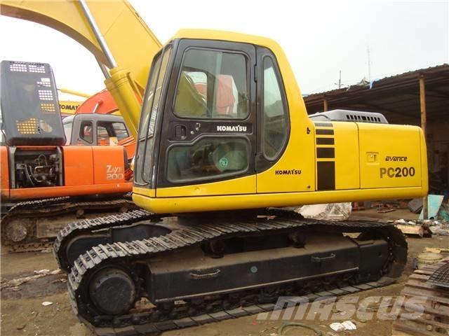 Komatsu PC 200 Rupsgraafmachines