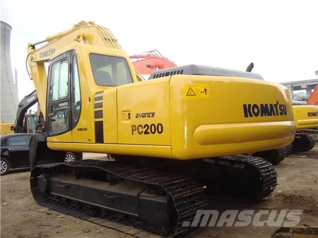 Komatsu PC 200 Rupsgraafmachines