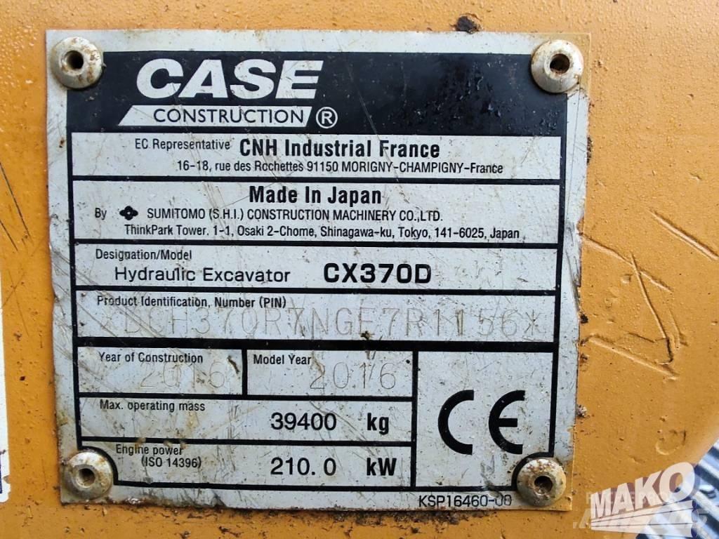 CASE CX 370 Rupsgraafmachines