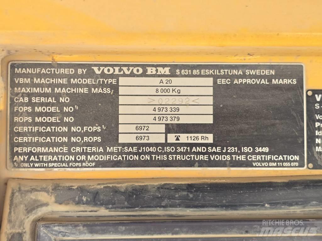 Volvo BM A 20 Mini Dumpers