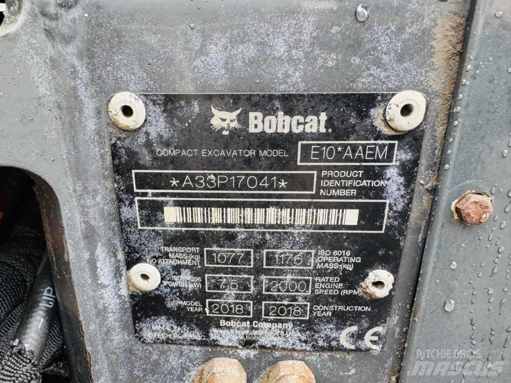 Bobcat E 10 Minigraafmachines < 7t