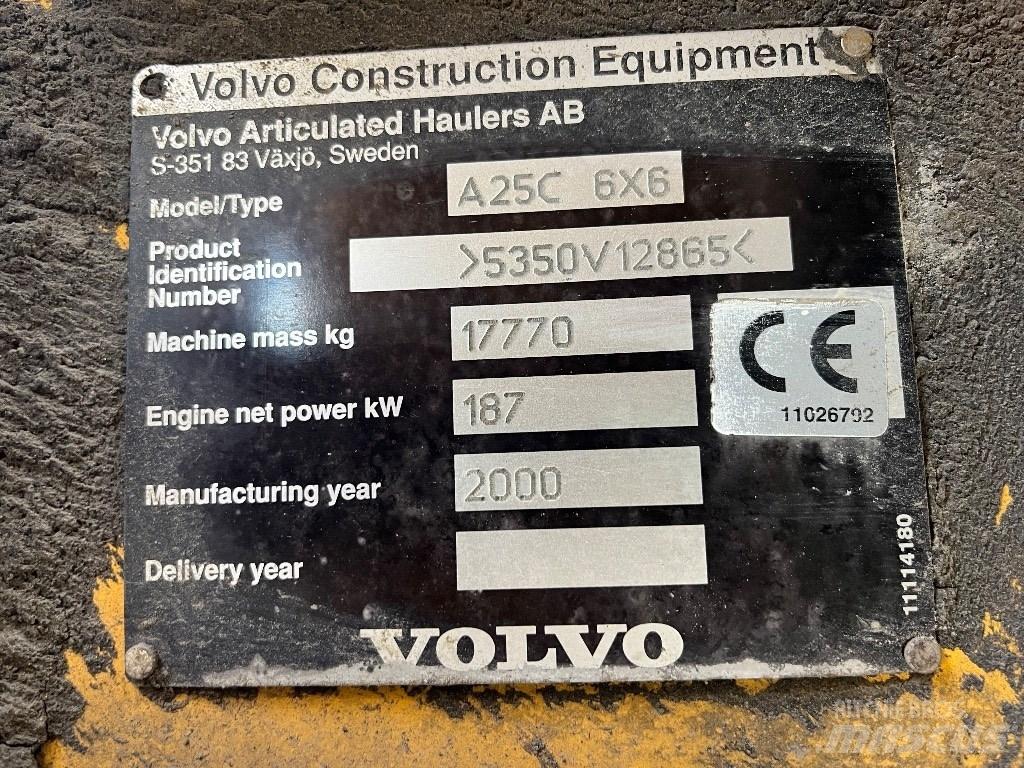 Volvo A25c Knik dumptrucks