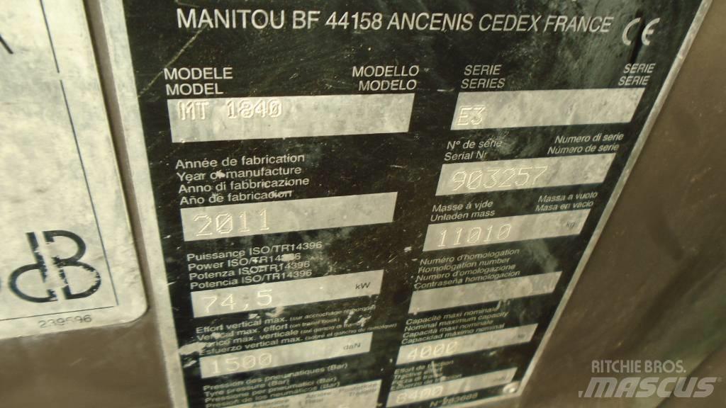 Manitou MT 1840 Verreikers