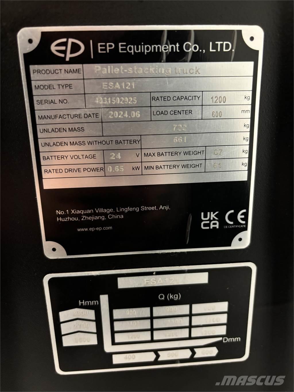 ESA 121 Stapelaar meeloop