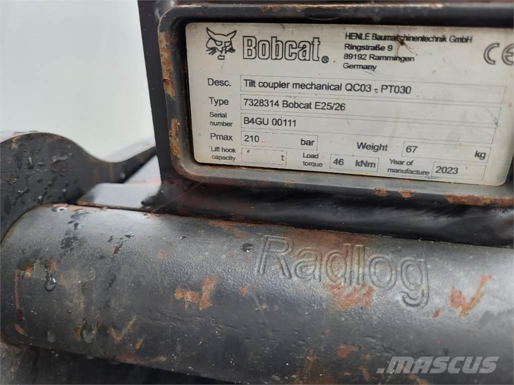 Bobcat E27 Minigraafmachines < 7t