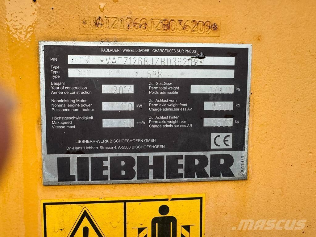 Liebherr L 538 Wielladers
