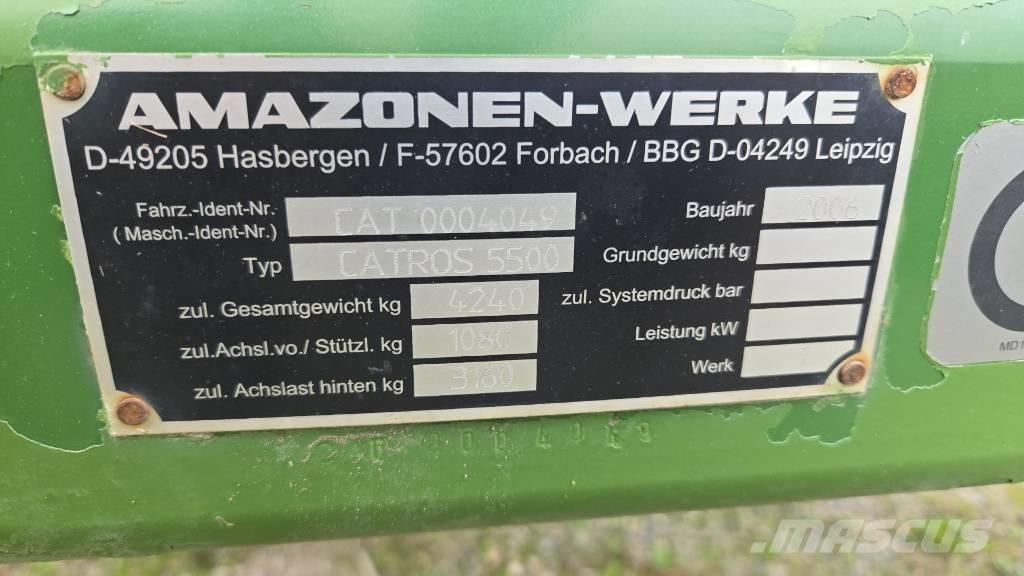 Amazone Catros 5500 Schijveneggen