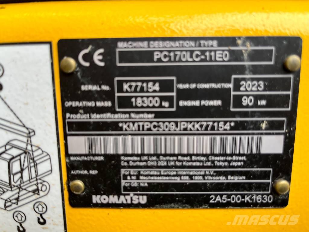 Komatsu PC 170 LC-11 Rupsgraafmachines