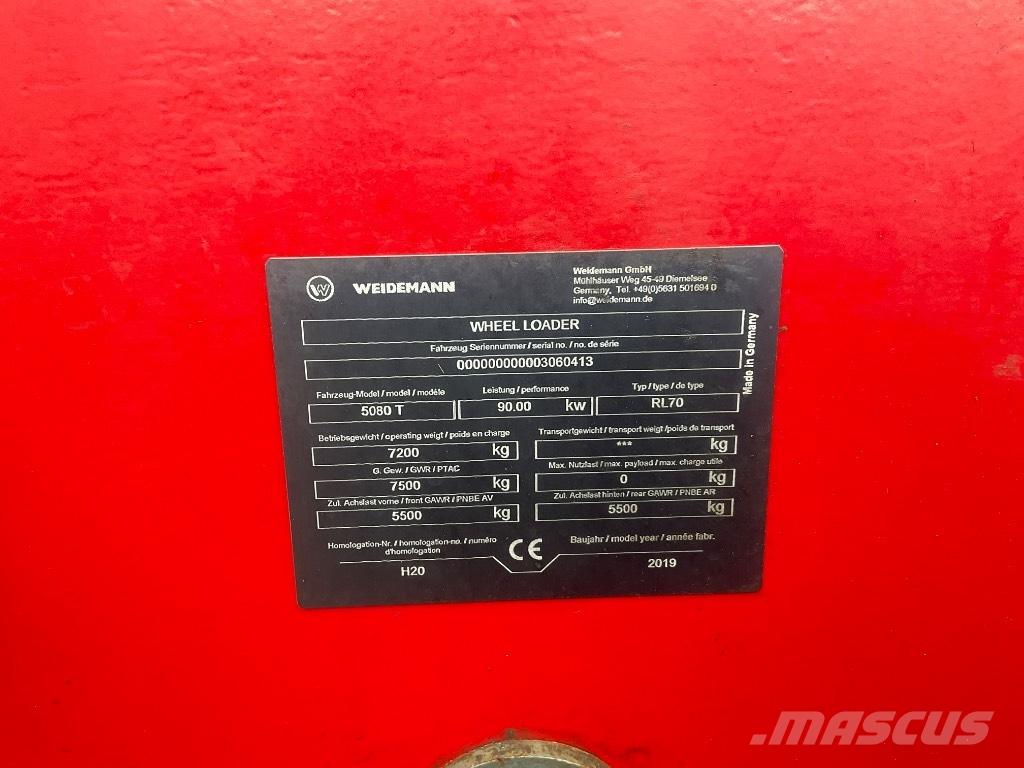 Weidemann 5080T Telescopische wielladers