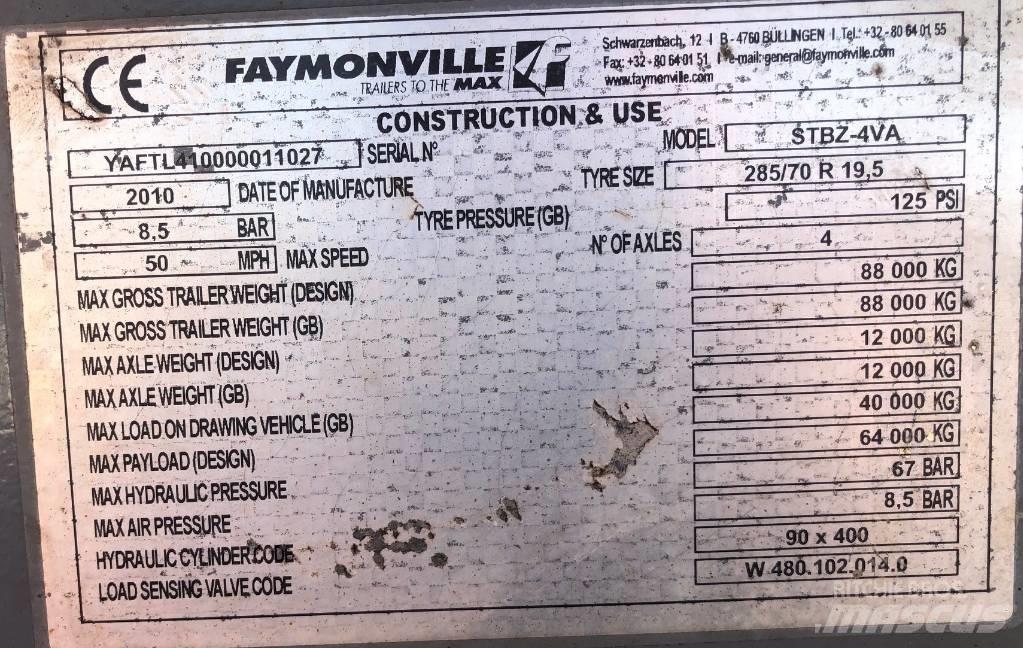Faymonville STBZ-4VA Dieplader
