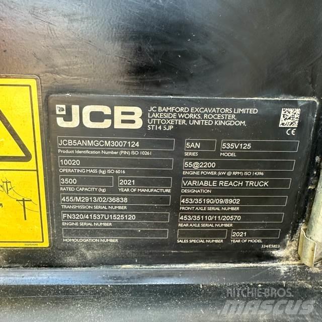 JCB 535V125 Verreikers