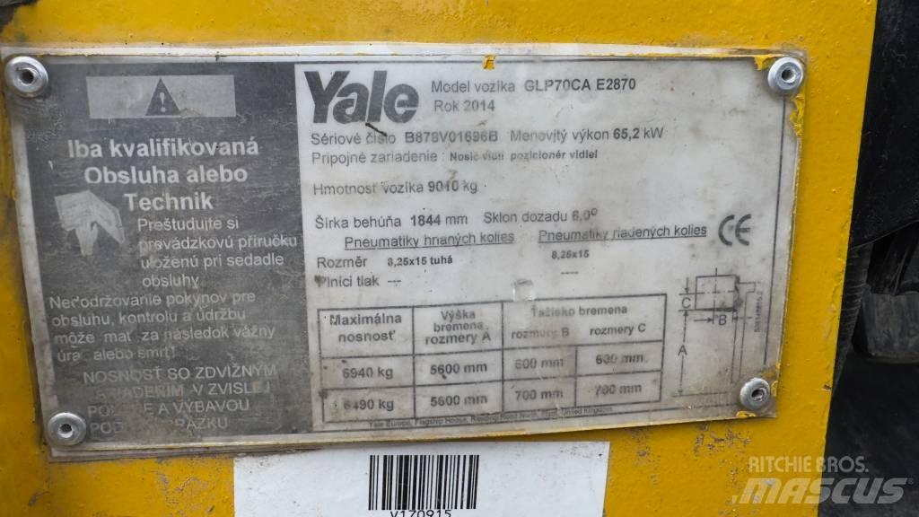 Yale GLP 70 CA LPG heftrucks