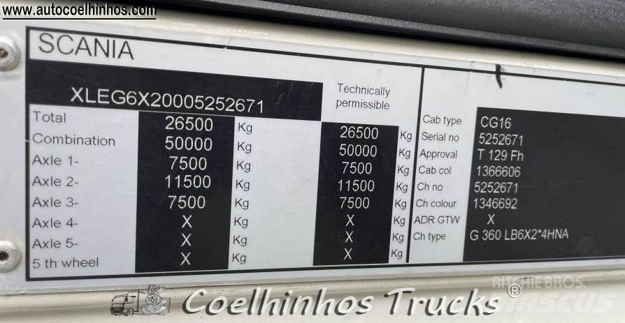 Scania G 360 Chassis met cabine