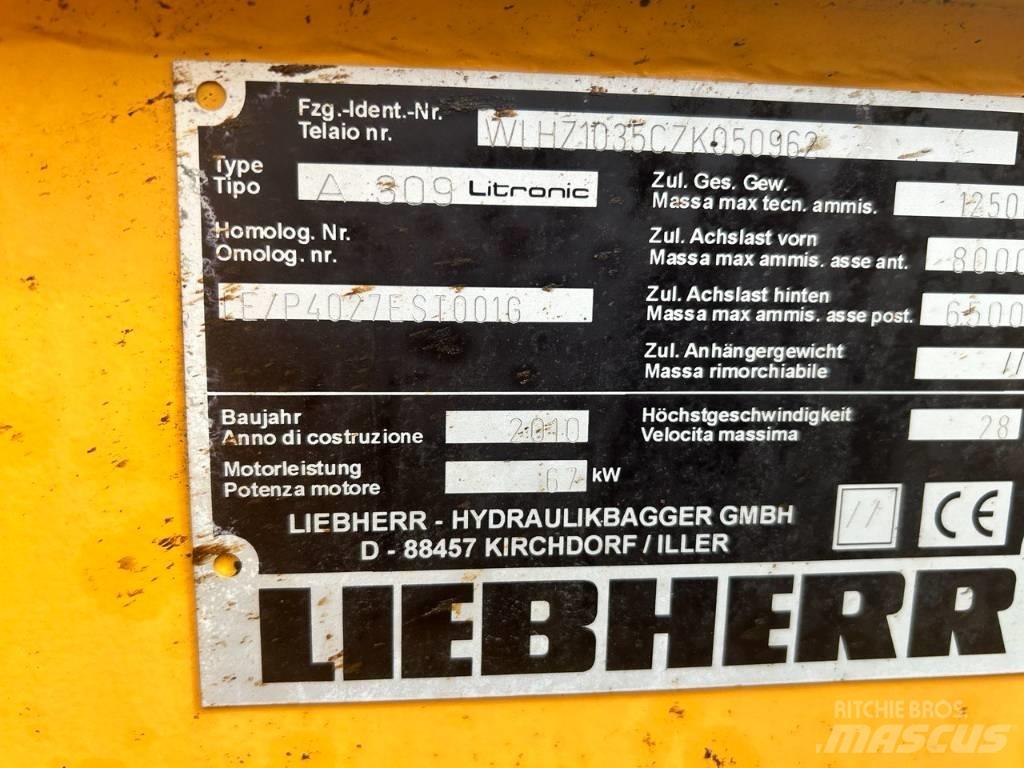Liebherr A 309 Wielgraafmachines
